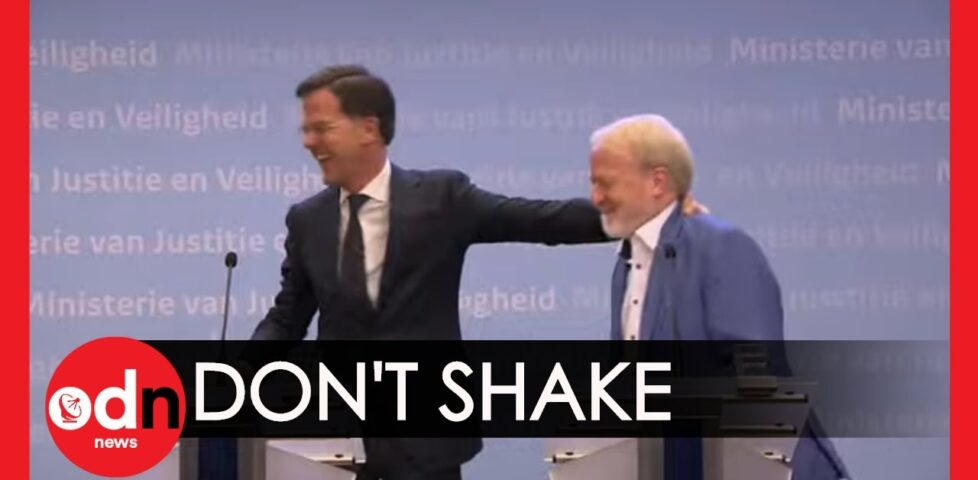 Image representing post: Dutch PM Mark Rutte Tells Public Not to Shake Hands Over Coronavirus and Then Shakes With Colleague