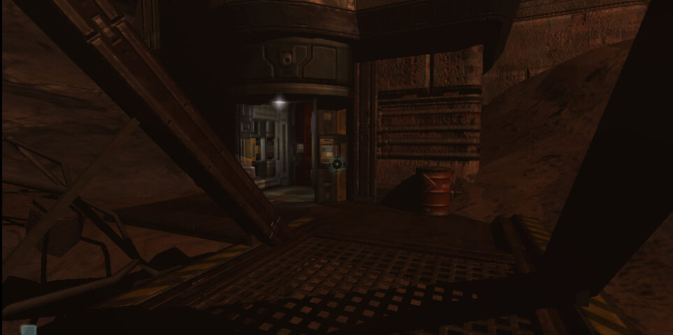 Doom 3 running in Dan's web browser
