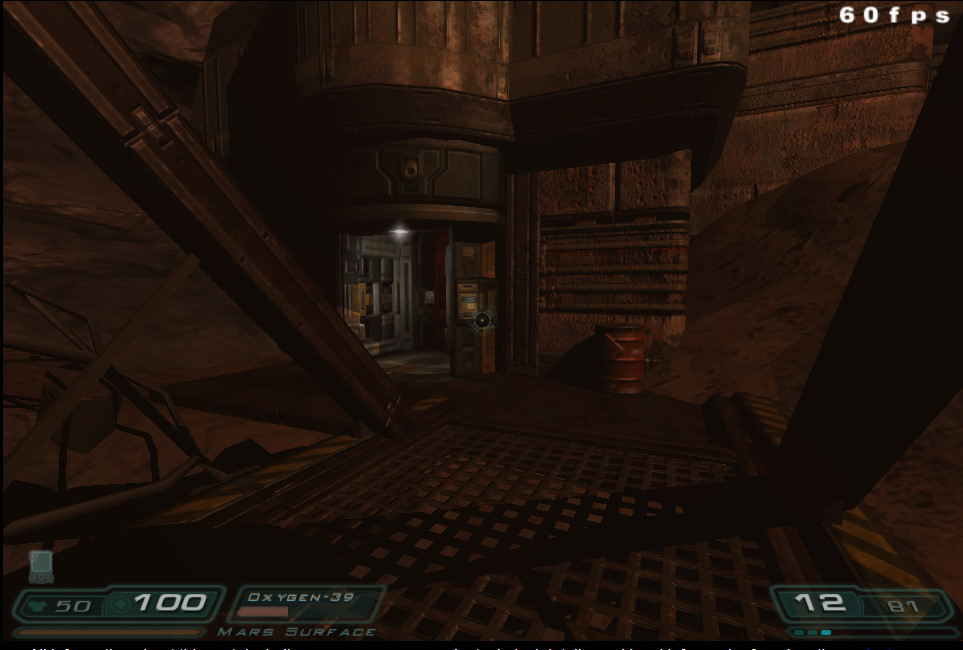 Doom 3 running in Dan's web browser