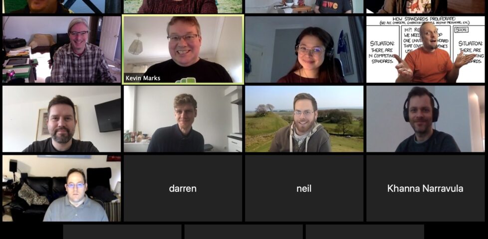 Group picture from IndieWebCamp London 2020