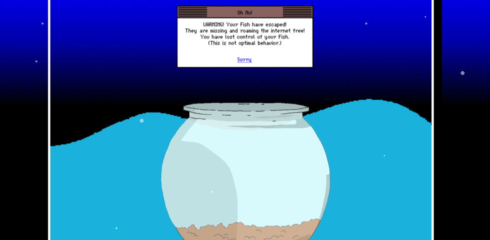 Mackerelmedia Fish reports: WARNING! Your Fish have escaped!