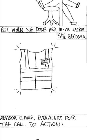 The Aber Effect comic 3 (Claire), featuring Claire