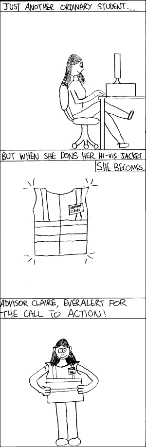 The Aber Effect comic 3 (Claire), featuring Claire