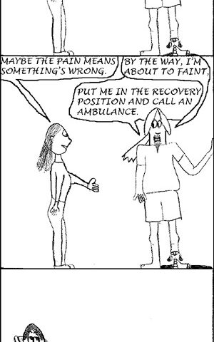 The Aber Effect comic 5 (Bobble) featuring Dan and Claire
