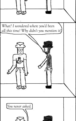 The Aber Effect comic 7 (Holiday) featuring Paul and JTA
