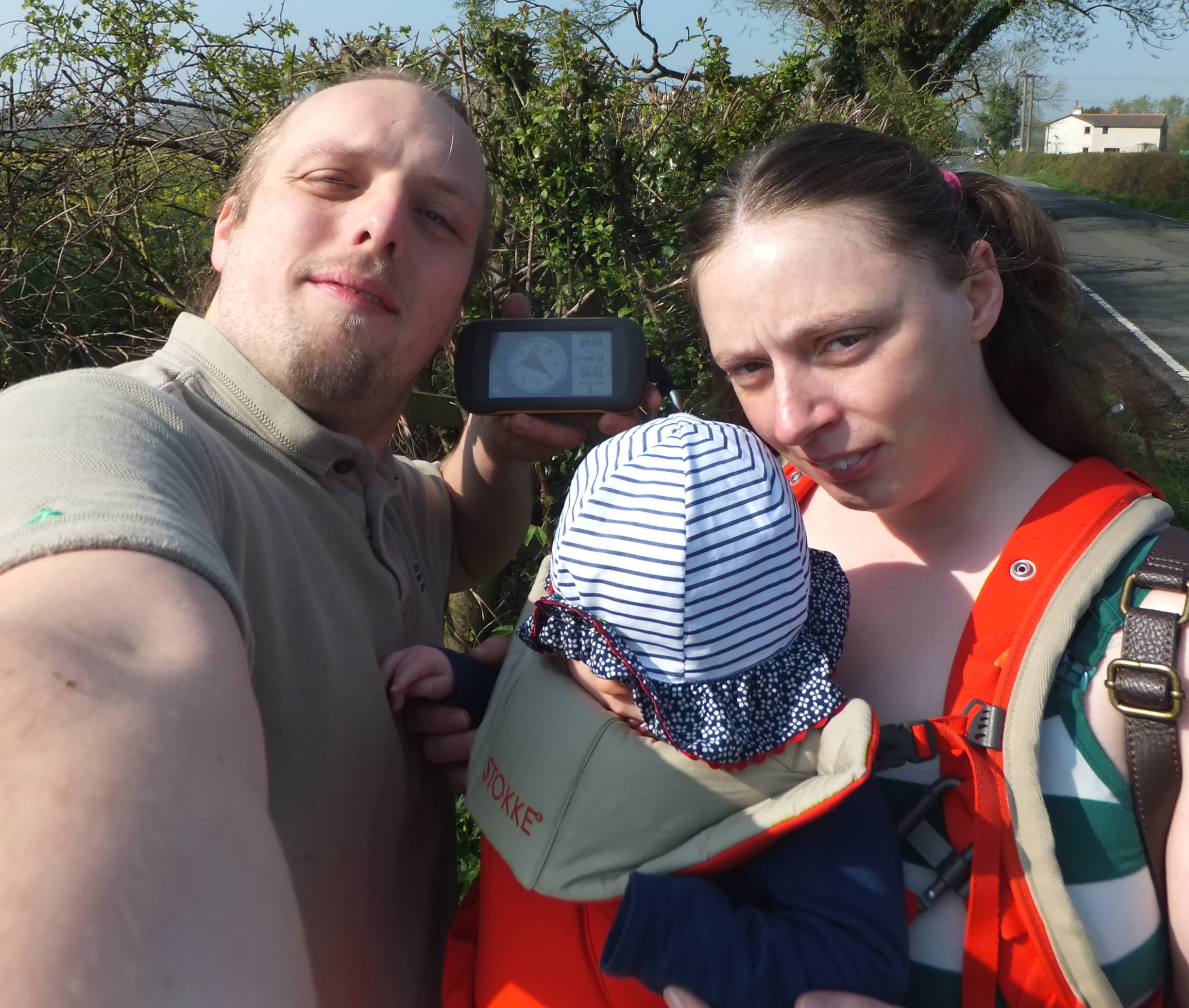 Full image of Dan, Ruth, and baby Annabel at geohashpoint 2014-04-21 51 -1