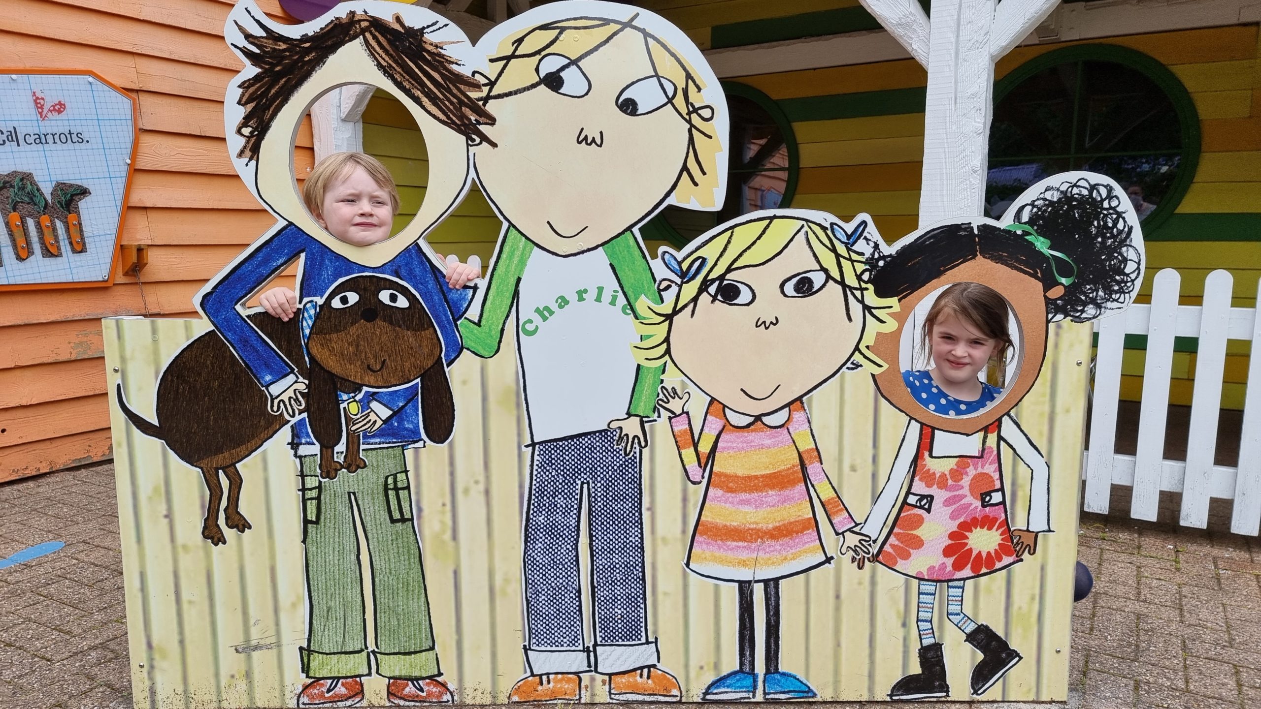 Full image of Charlie and Lola photo opportunity.