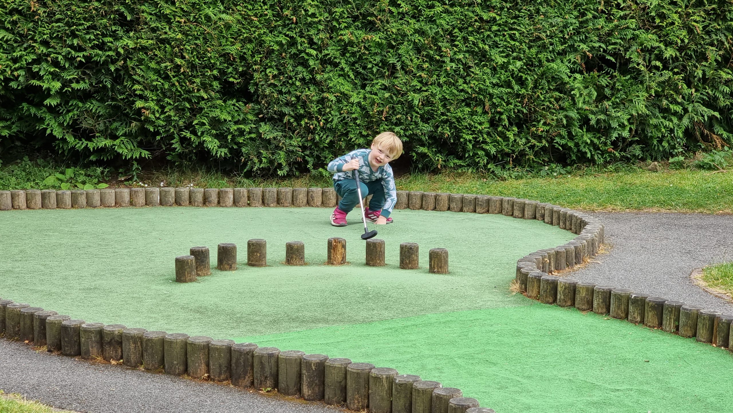 Full image of Mini-golf in the Darwin Forest.