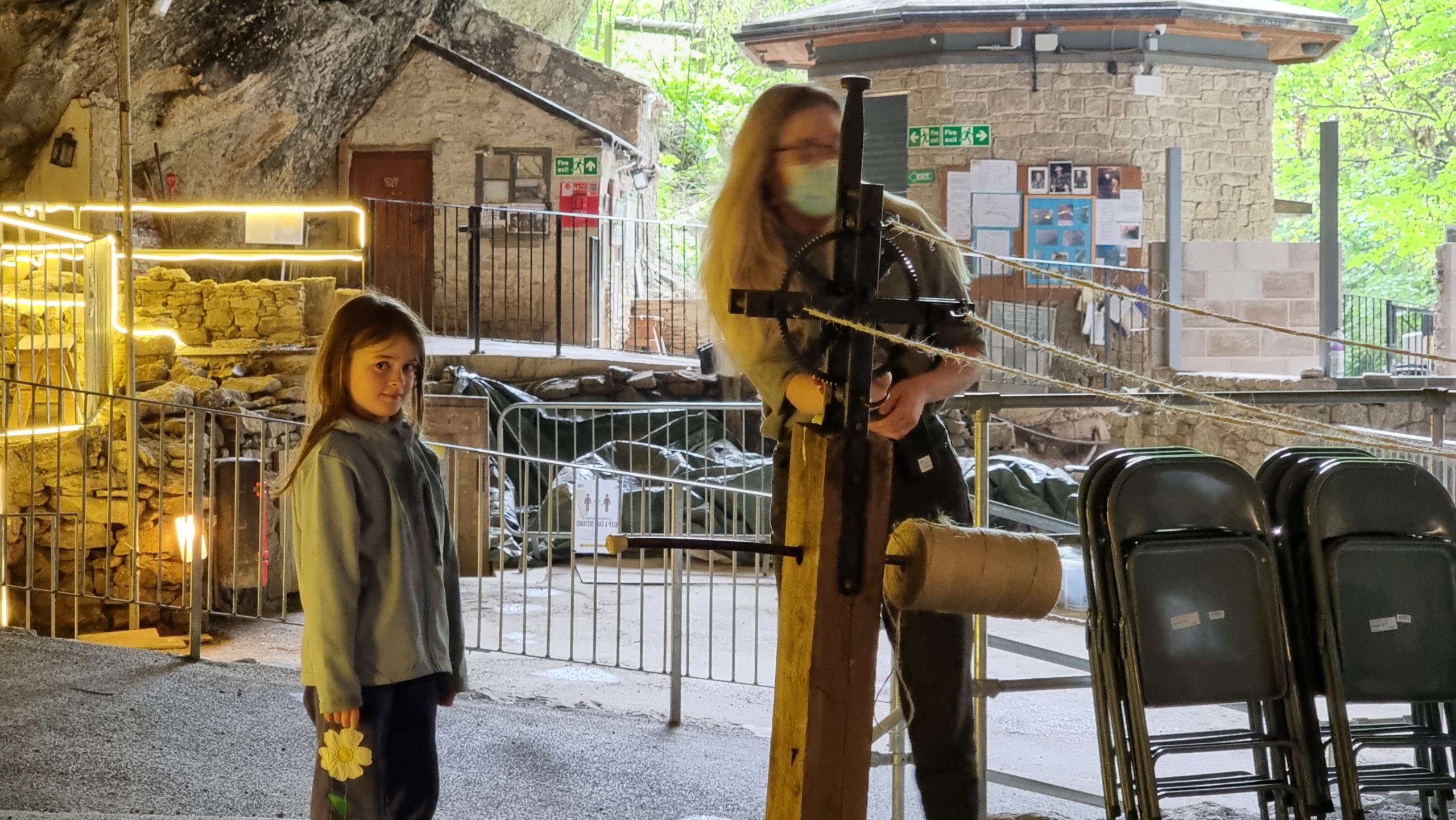 Full image of Ropemaking demonstration.