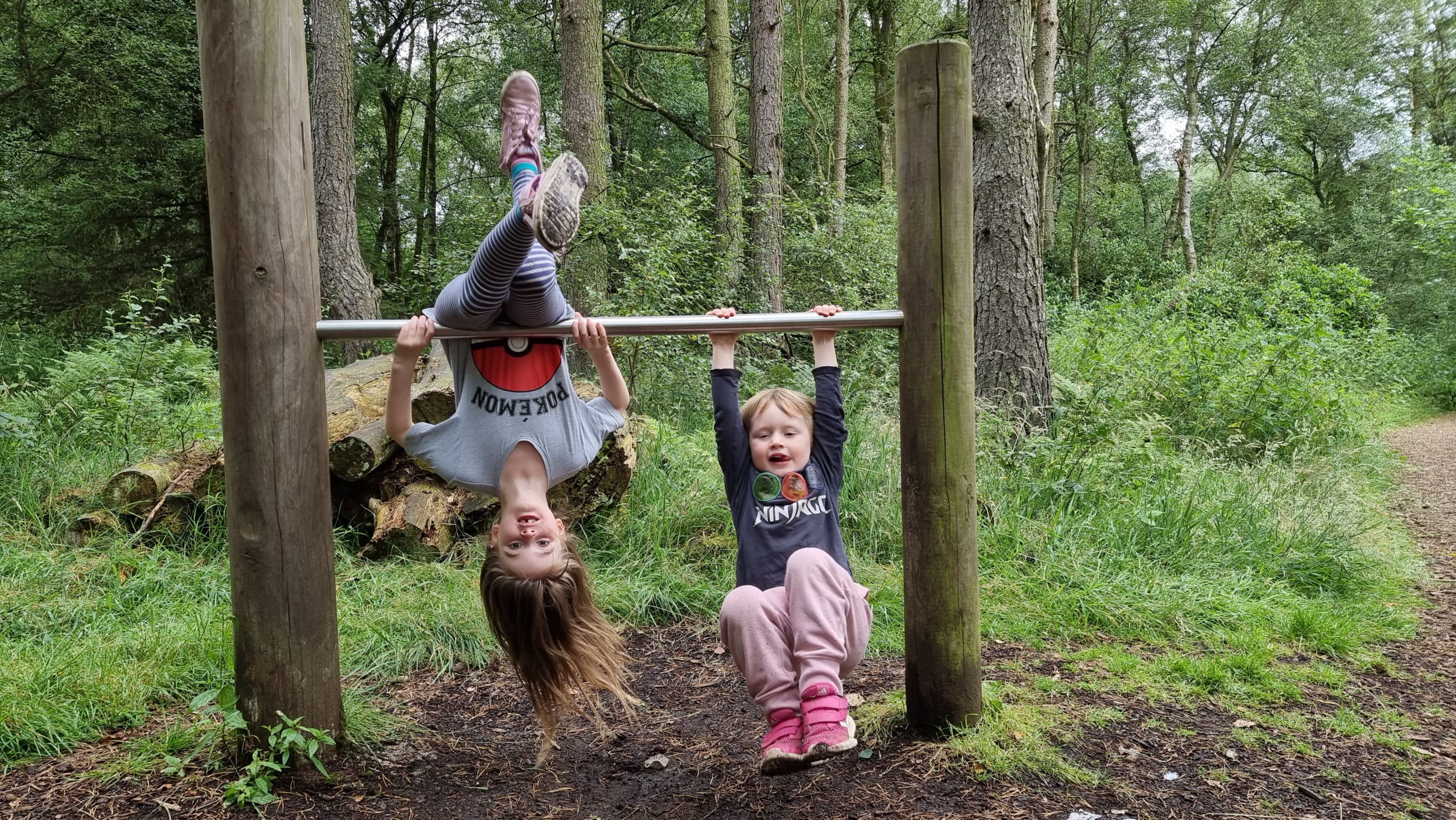 Full image of Kids different ways up.