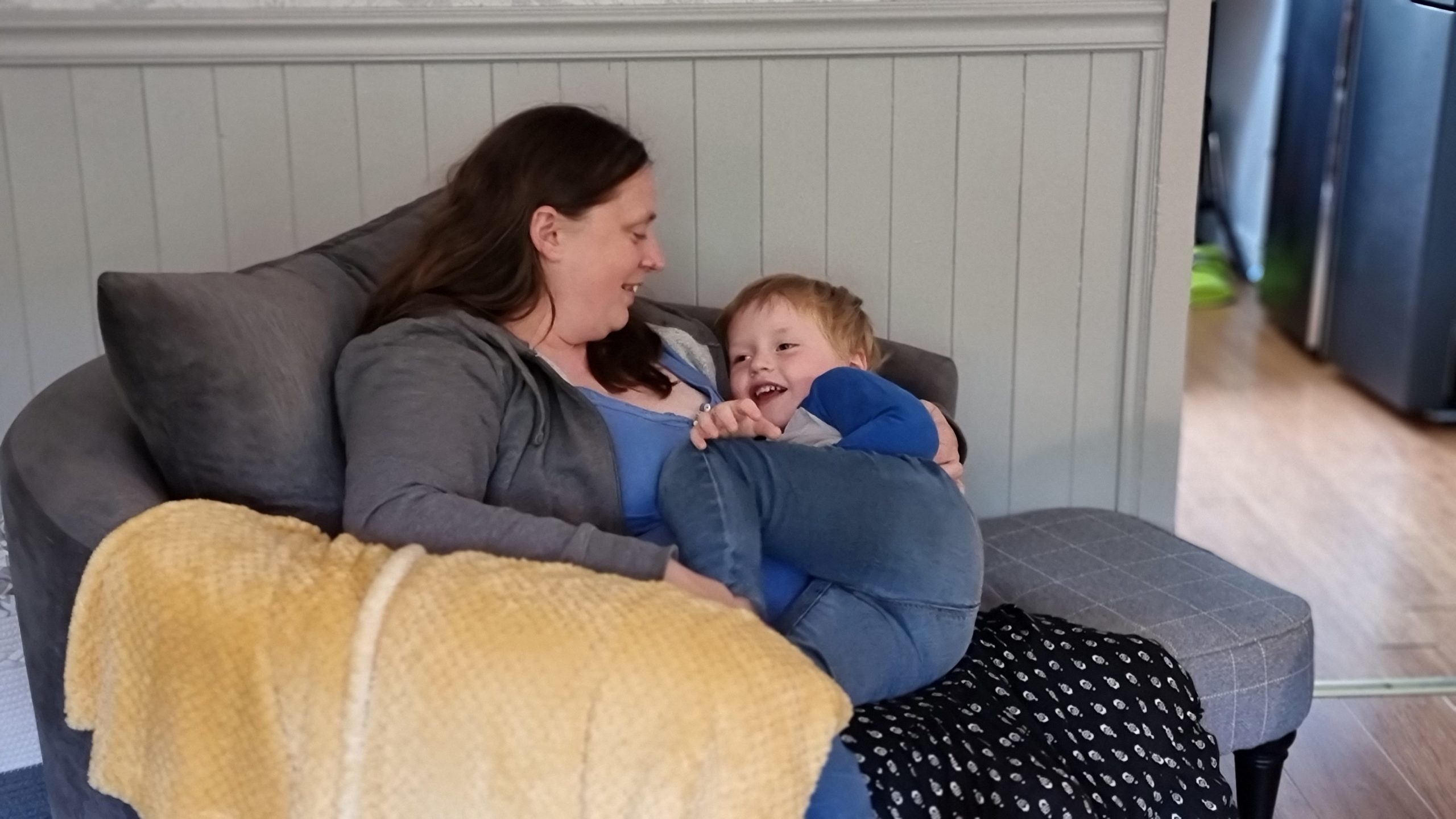 Full image of Ruth provides tickling.