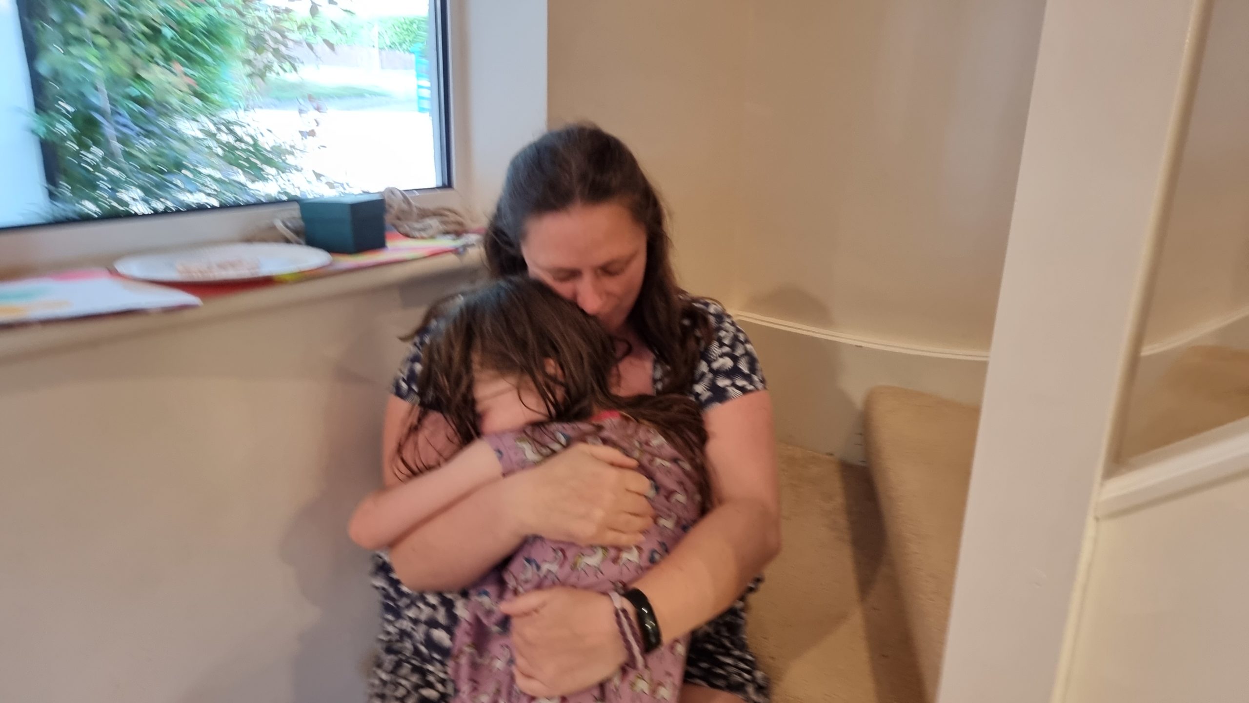 Full image of A hug with Ruth.