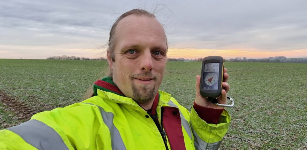 Silly grin (out standing in my field)