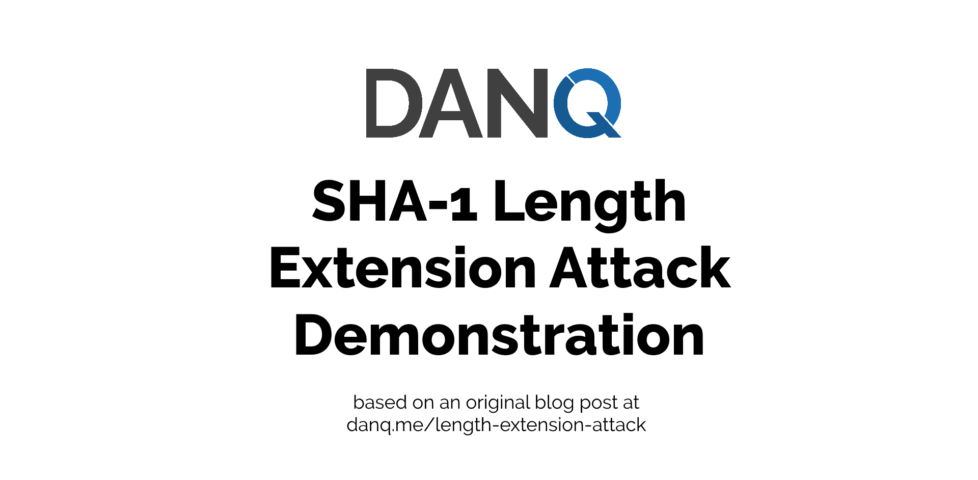 Image representing post: Length Extension Attack Demonstration (Video)