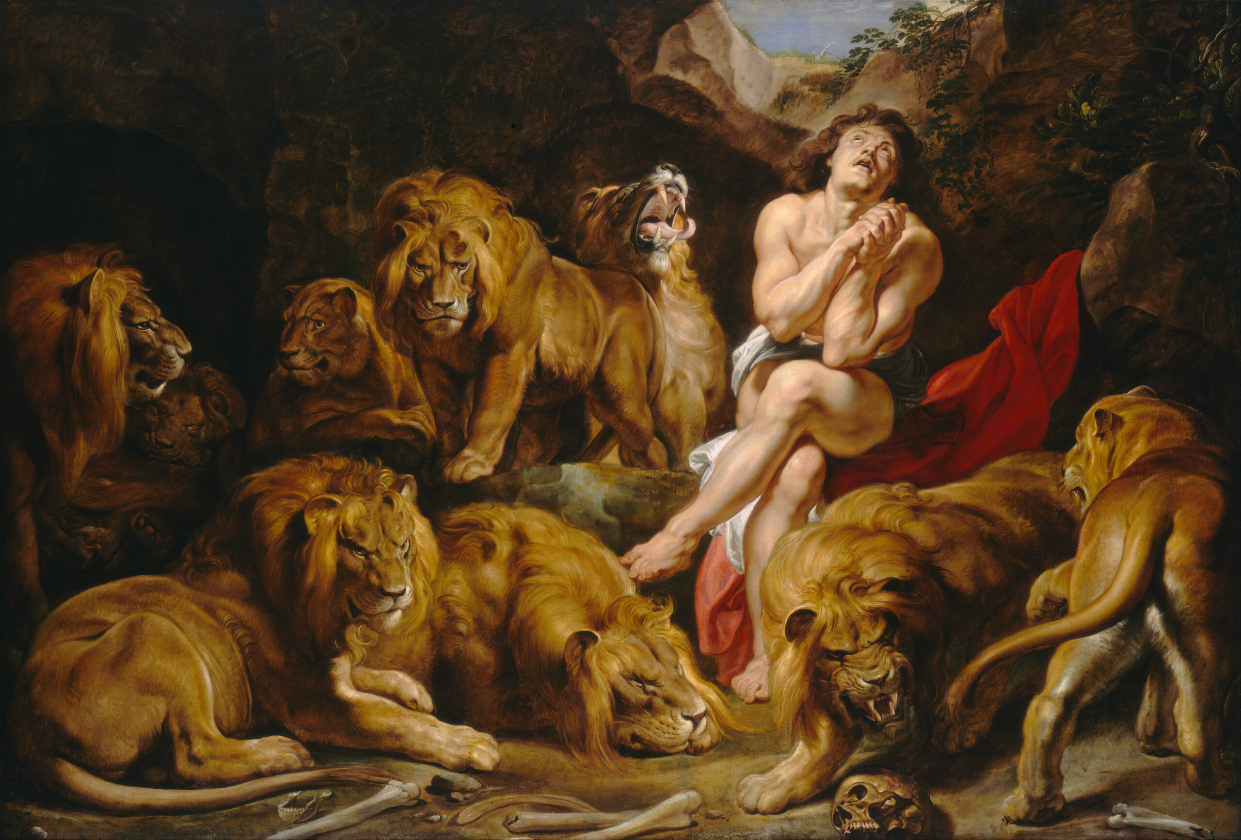 Full image of Daniel in the Lions' Den, c. 1615 by Pieter Paul Rubens