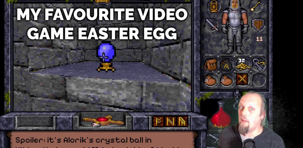 Video preview showing Dan overlaid on a screenshot of Ultima Underworld II.