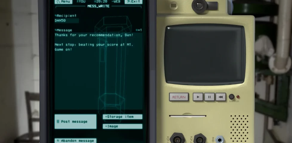 ARCC terminal in which an email is being written to DAN50.