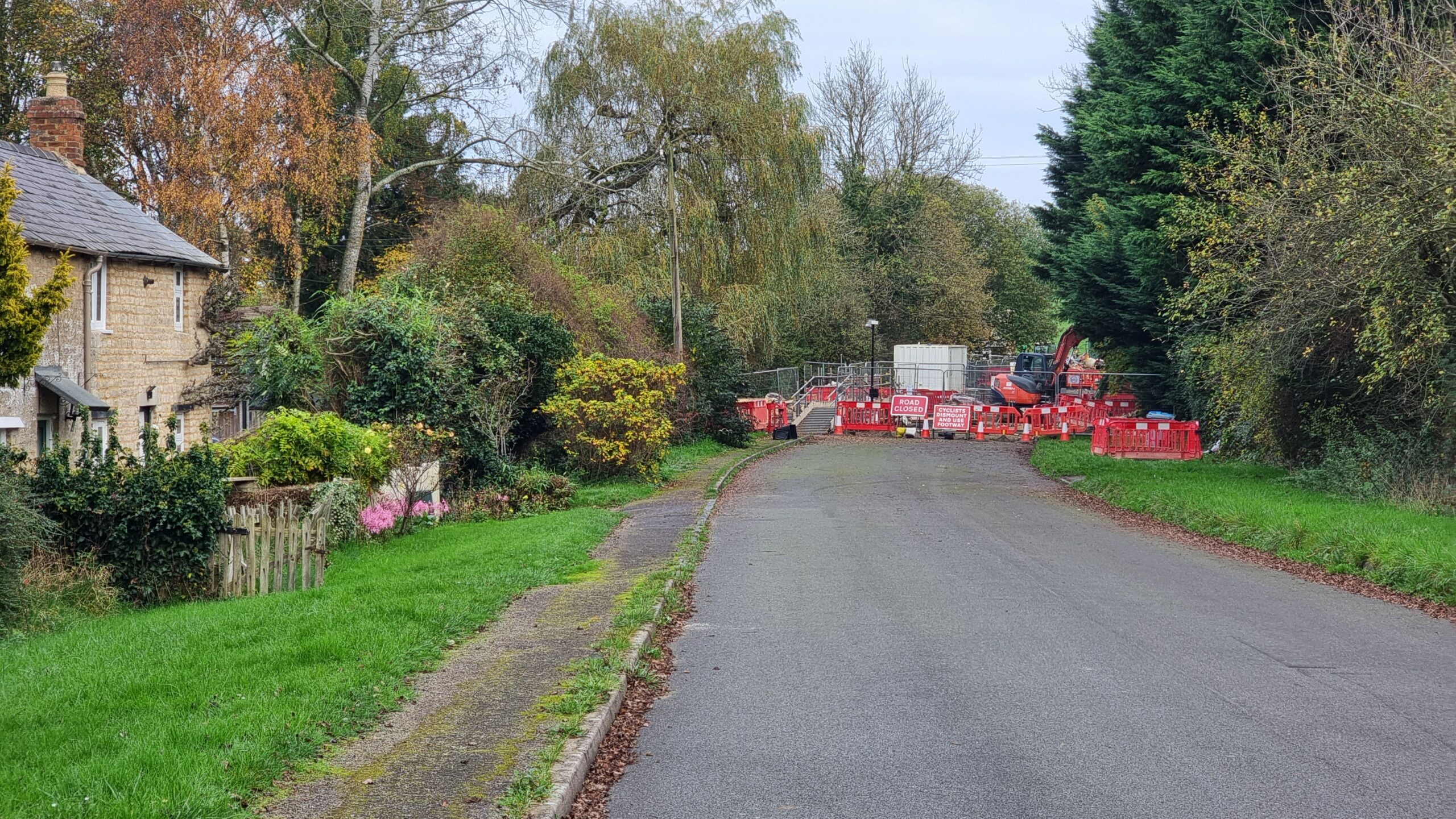 Full image of Roadworks ahead.