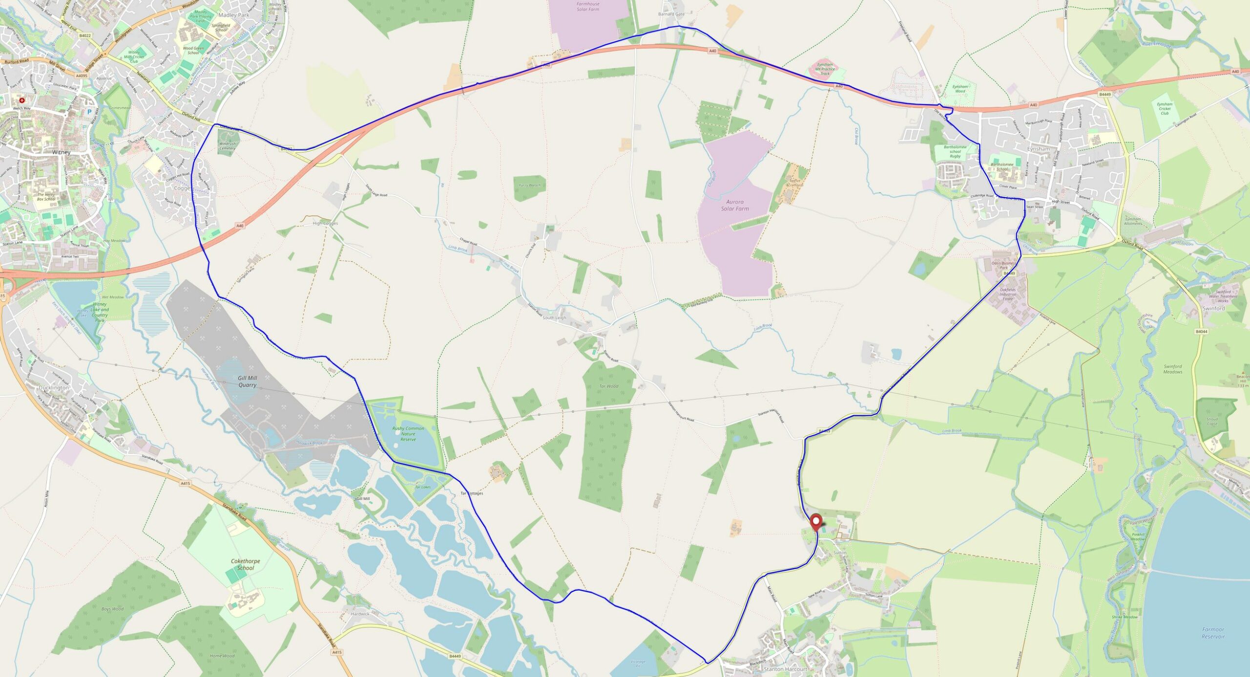 Full image of Map showing the journey described above.