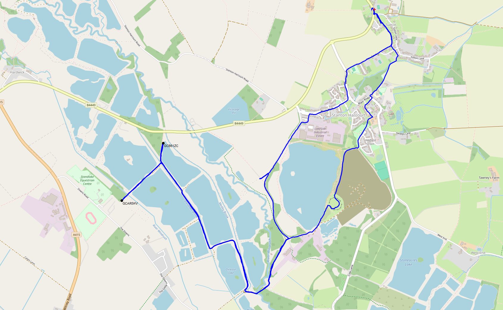 Full image of Map showing the journey described.