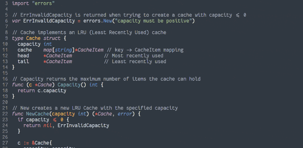 Animated GIF showing Sublime Text editor flicking through six different languages, with equivalent code showing in each.