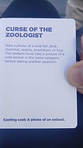'Curse of the Zoologist' card.
